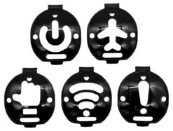 BallTrace Tennis Ball Stencil 5 Pack