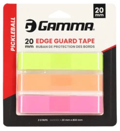 GAMMA Pickleball Paddle Edge Protection Tape 3 Pack -RacquetDepot GAMMA Pickleball Paddle Edge Protection Tape 3 Pack 20 neon 97357.1743778903