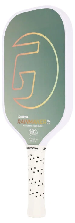 GAMMA Rainmaker 16 Pickleball Paddle 11 GAMMA Rainmaker 16 Pickleball Paddle -RacquetDepot GAMMA Rainmaker 16 Pickleball Paddle green 50474.1741098901