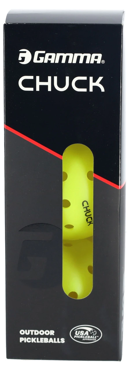 GAMMA Chuck Outdoor Pickleball Balls 3 Pack 2 GAMMA Chuck Outdoor Pickleball Balls 3 Pack