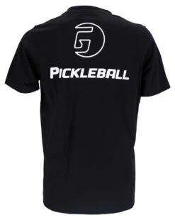 GAMMA Park Short Sleeve Top -RacquetDepot Gamma Park Short Sleeve Top black rear 24329.1724241451