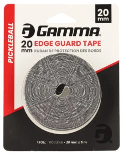 GAMMA Pickleball Paddle Edge Protection Tape 5M Roll -RacquetDepot Gamma Pickleball Paddle Edge Protection Tape 20mm black 47870.1743777399