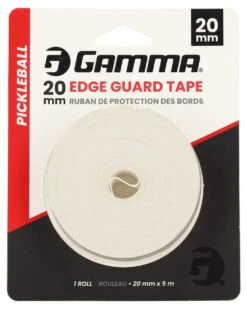 GAMMA Pickleball Paddle Edge Protection Tape 5M Roll -RacquetDepot Gamma Pickleball Paddle Edge Protection Tape 20mm wite 21326.1743777399
