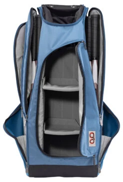 Geau Sport Axiom 2.0 9 Racquet Bag -RacquetDepot Geau Sport Axiom 2.0 9 Racquet Bag compartments blue 98385.1724344468
