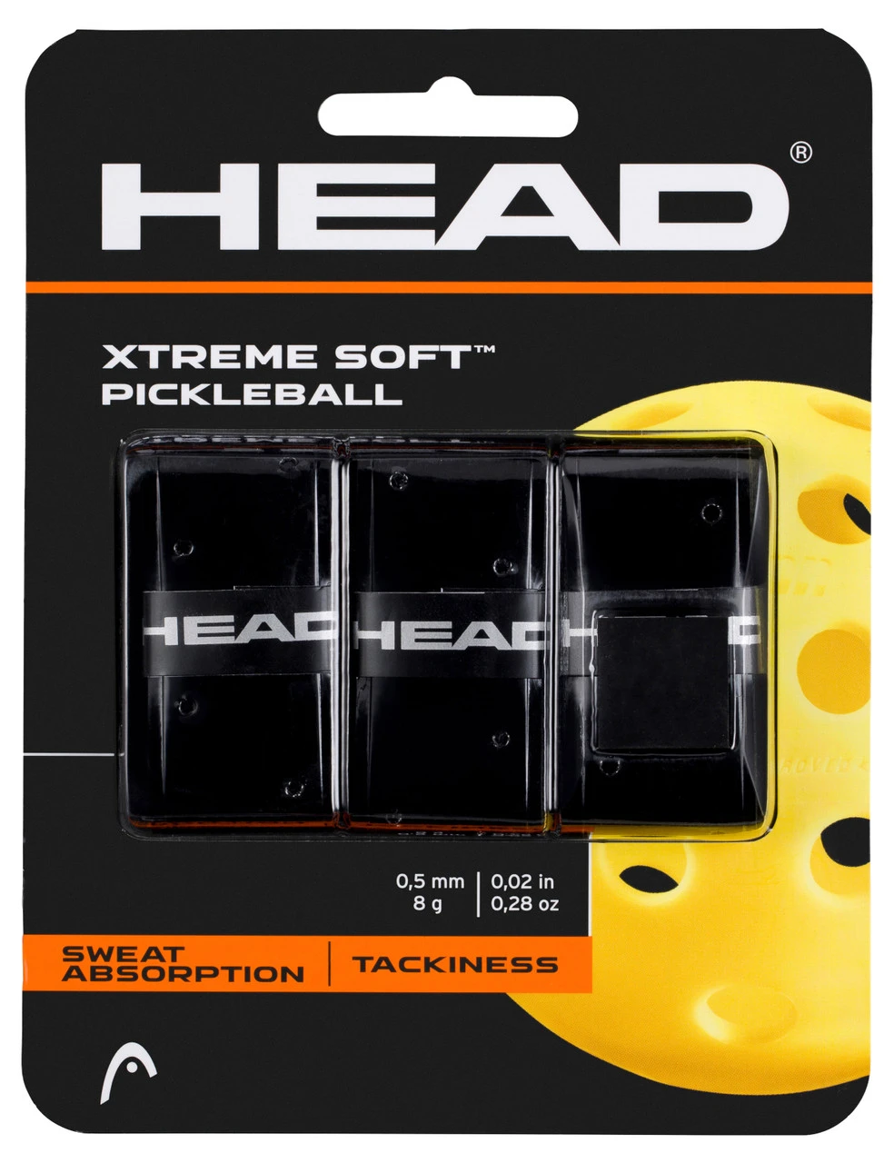 HEAD Xtreme Soft Pickleball Overgrip 3 Pack 4 HEAD Xtreme Soft Pickleball Overgrip 3 Pack - Image 2