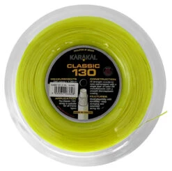 Karakal Classic 16 1.30mm Squash 200M Reel -RacquetDepot Karakal Classic 16 1 30mm Squash 200M Reel Yellow 58242.1738682805