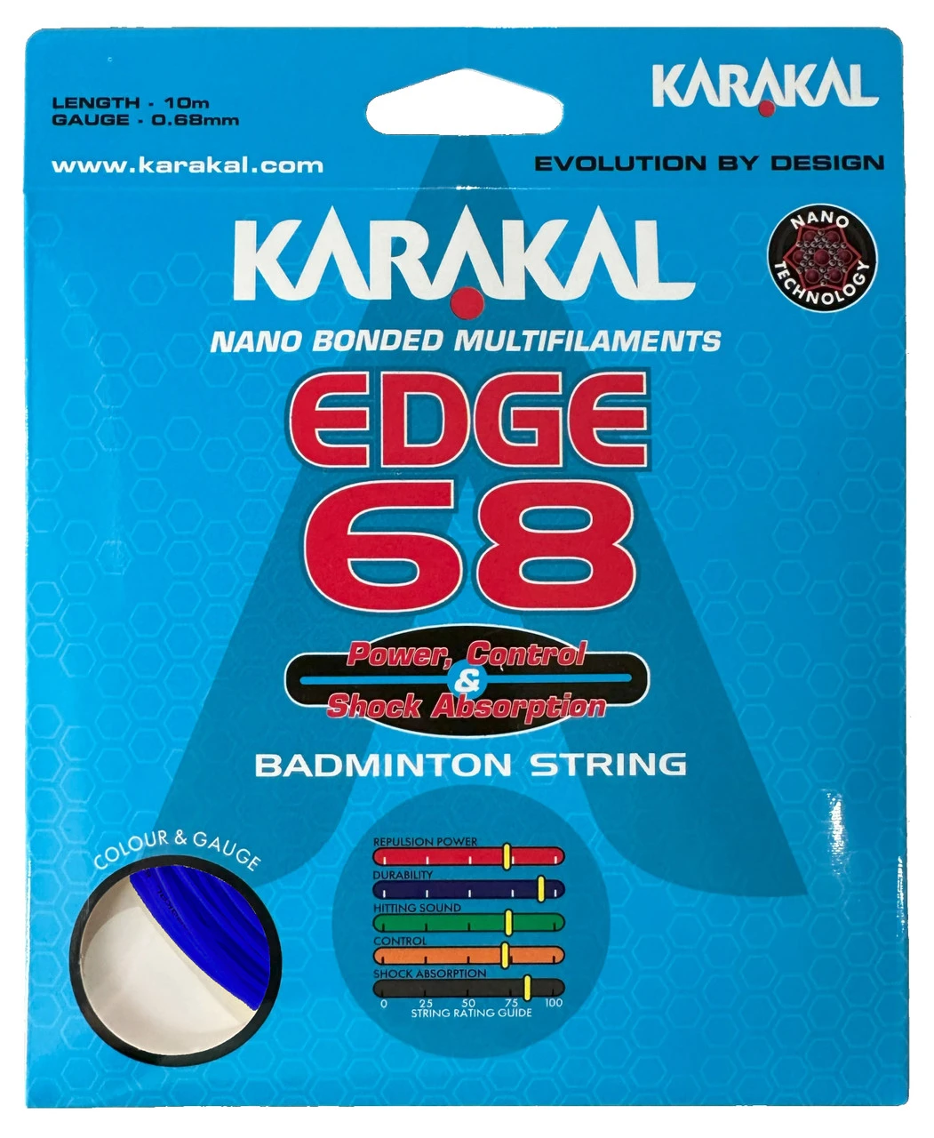 Karakal Edge 68 0.68mm Badminton Set 6 Karakal Edge 68 0.68mm Badminton Set - Image 4