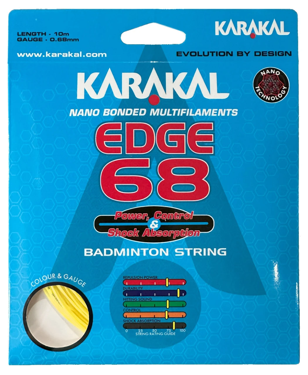 Karakal Edge 68 0.68mm Badminton Set 5 Karakal Edge 68 0.68mm Badminton Set - Image 3