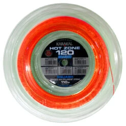 Karakal Hot Zone Braided 17 1.20mm Squash 110M Reel 10 Karakal Hot Zone Braided 17 1.20mm Squash 110M Reel -RacquetDepot Karakal Hot Zone Braided 17 1.20mm Squash 110M Reel orange 25574.1721315340