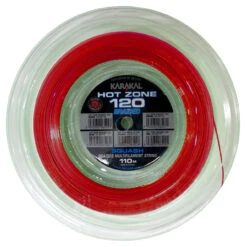 Karakal Hot Zone Braided 17 1.20mm Squash 110M Reel 9 Karakal Hot Zone Braided 17 1.20mm Squash 110M Reel -RacquetDepot Karakal Hot Zone Braided 17 1.20mm Squash 110M Reel red 11140.1721315340