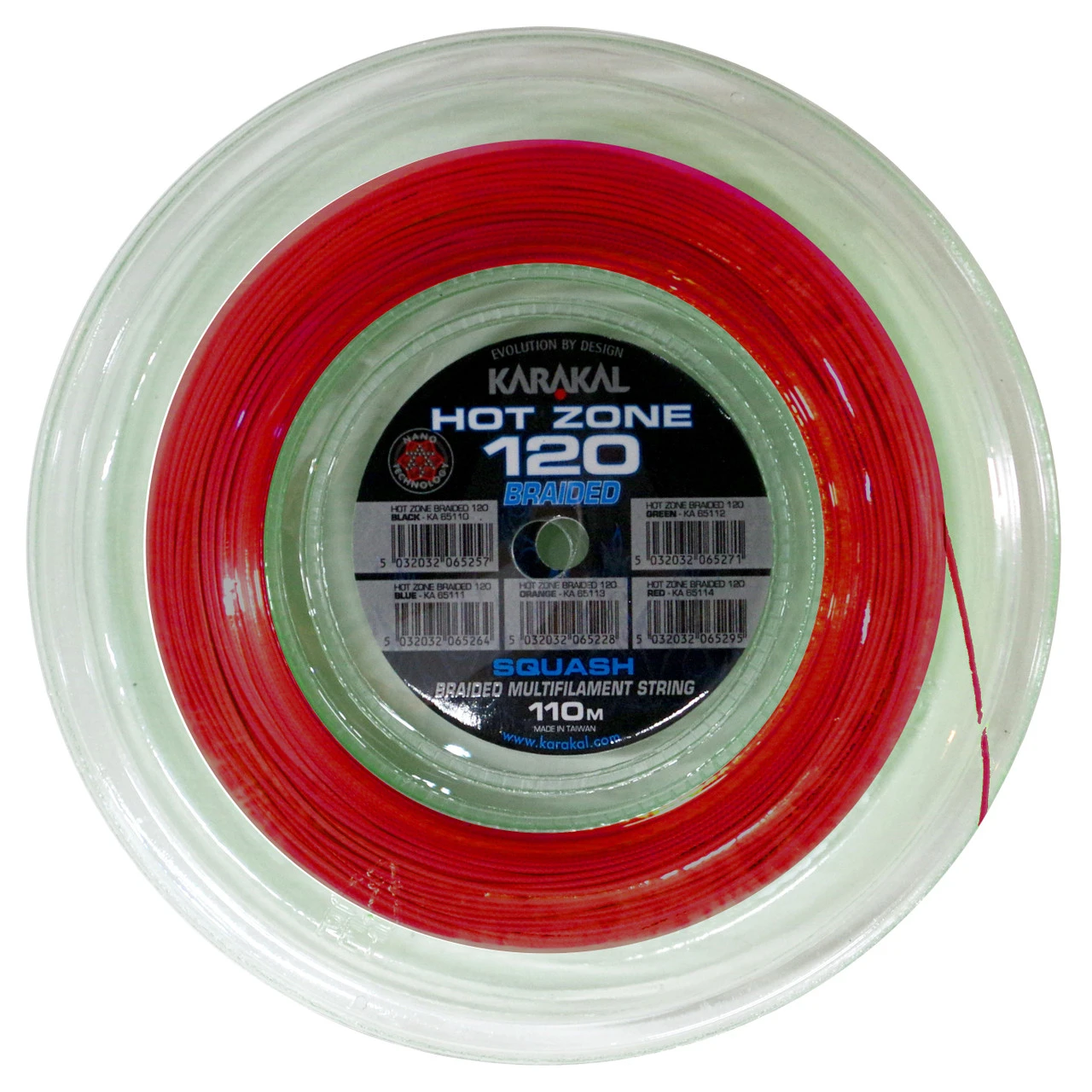 Karakal Hot Zone Braided 17 1.20mm Squash 110M Reel 5 Karakal Hot Zone Braided 17 1.20mm Squash 110M Reel - Image 3