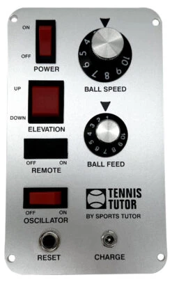 Sports Tutor Tennis Tutor Control Panel