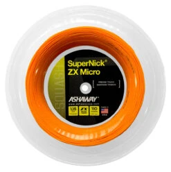 Ashaway SuperNick ZX Micro 18 1.15mm Squash 110M Reel -RacquetDepot ashaway supernick zx micro 18 1 15mm squash 110m reel orange 81950 66174.1698771631