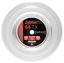 Ashaway ZyMax 64 TX 0.64mm Badminton 200M Reel -RacquetDepot ashaway zymax tx 64 0 64mm badminton 200m reel white 04184 94267.1698771941 1