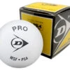 Dunlop Pro Double Yellow Dot WHITE Squash Ball 1 Pack -RacquetDepot dunlop pro double yellow dot white squash ball 1 pack 22441.1709123984