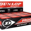 Dunlop Progress Red Dot Squash Balls 12 Pack