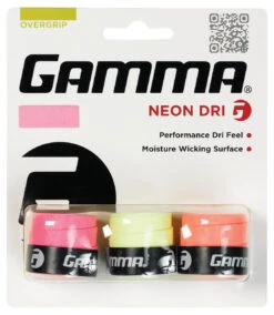 GAMMA Neon Dri Overgrip 3 Pack