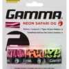 GAMMA Neon Safari Overgrip 3 Pack -RacquetDepot gamma neon safari overgrip 3 pack 37423 44630.1698773140