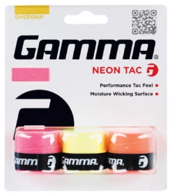 GAMMA Neon Tac Overgrip 3 Pack