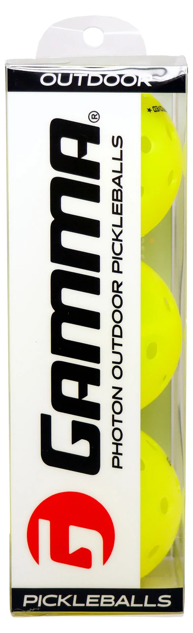 GAMMA Photon Outdoor Pickleball Balls 3 Pack 3 GAMMA Photon Outdoor Pickleball Balls 3 Pack