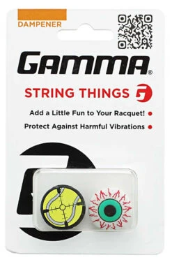 GAMMA String Things String Dampener 2 Pack 13 GAMMA String Things String Dampener 2 Pack -RacquetDepot gamma string things string dampener 2 pack eyeball 25324 08335.1698770367