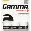 GAMMA Supreme Overgrip 3 Pack -RacquetDepot gamma supreme overgrip 3 pack white 21226 64649.1698769671