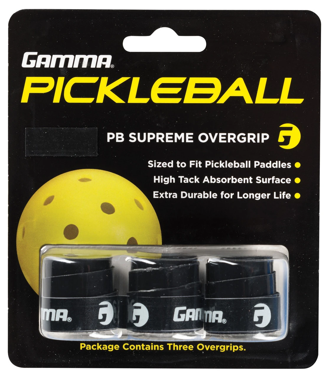 GAMMA Supreme Pickleball Overgrip 3 Pack 4 GAMMA Supreme Pickleball Overgrip 3 Pack - Image 2
