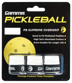 GAMMA Supreme Pickleball Overgrip 3 Pack