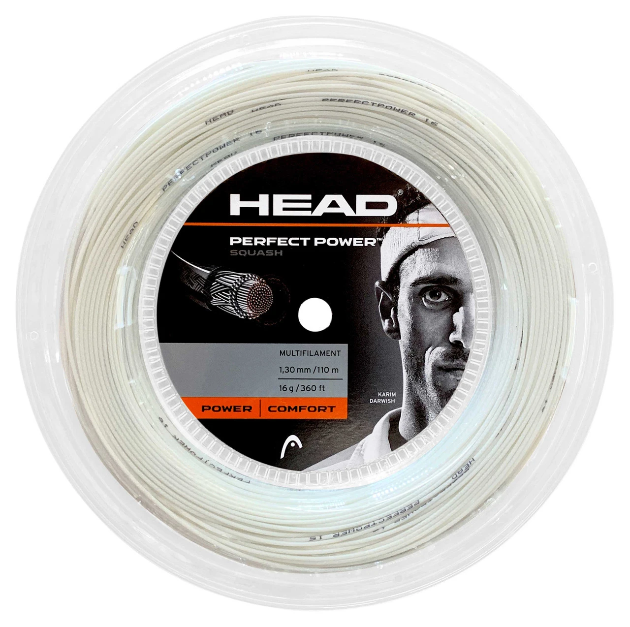 Head Perfect Power 16 1.30mm Squash 110M Reel 3 Head Perfect Power 16 1.30mm Squash 110M Reel