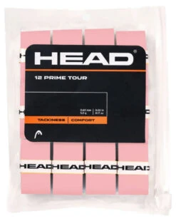 HEAD Prime Tour Overgrip 12 Pack -RacquetDepot head prime tour overgrip 12 pack pink 43338.1723825903