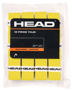 HEAD Prime Tour Overgrip 12 Pack -RacquetDepot head prime tour overgrip 12 pack yellow 42106.1723825903