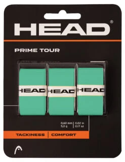 HEAD Prime Tour Overgrip 3 Pack -RacquetDepot head prime tour overgrip 3 pack green 84361 28332.1698772966