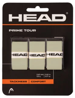HEAD Prime Tour Overgrip 3 Pack -RacquetDepot head prime tour overgrip 3 pack grey 98676 16973.1698772965