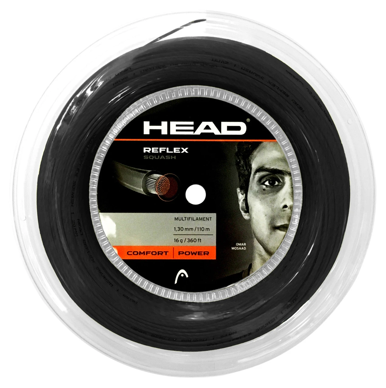 HEAD Reflex 16 1.30mm Squash 110M Reel 4 HEAD Reflex 16 1.30mm Squash 110M Reel - Image 2