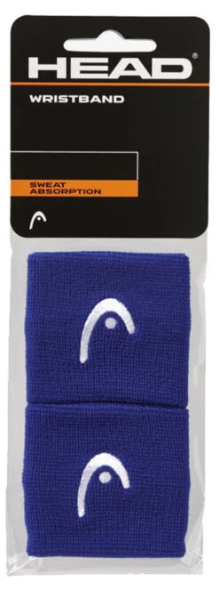 HEAD Wristbands 2 Pack -RacquetDepot head wristbands 2 pack blue 70208.1732871114