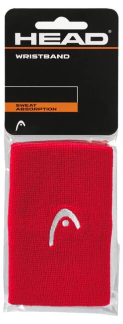 HEAD Wristbands 5" 2 Pack -RacquetDepot head wristbands 5 2 pack red 04641.1709809000