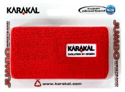 Karakal Jumbo Wristband 1 Pack -RacquetDepot karakal jumbo wristband 1 pack red 68171 31693.1698771121