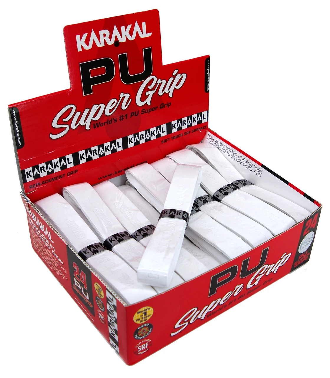 Karakal PU Super Grip Universal Replacement Grip 24 Pack 4 Karakal PU Super Grip Universal Replacement Grip 24 Pack - Image 2