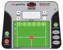 Lobster Elite Grand 5 Control Panel