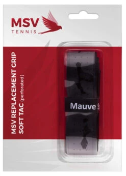 MSV Basic Grip Soft Tac Perforated Replacement Grip -RacquetDepot msv basic grip soft tac perforated replacement grip black 37791 66485.1698772234