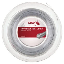 MSV Focus-Hex Ultra 16L 1.25mm 200M Reel -RacquetDepot msv focus hex ultra 16l 1 25mm 200m reel white 73768 44475.1698772071