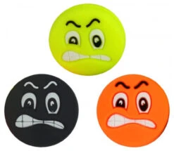 Pro's Pro Funny Face String Dampener 3 Pack -RacquetDepot pros pro funny face string dampener 3 pack angry 32246 04931.1698771565