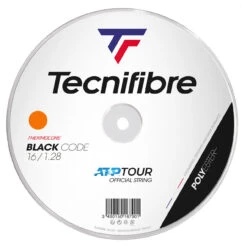 Tecnifibre BlackCode 16 1.28mm 200M Reel -RacquetDepot tecnifibre blackcode 16 1 28mm 200m reel orange 66604 22745.1698769867