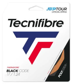 Tecnifibre BlackCode 17 1.24mm Set -RacquetDepot tecnifibre blackcode 17 1 24mm set orange 09762 32656.1698769863