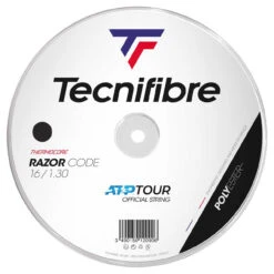 Tecnifibre Razor Code 16 1.30mm 200M Reel -RacquetDepot tecnifibre razor code 16 1 30mm 200m reel black 95255 05995.1698771091