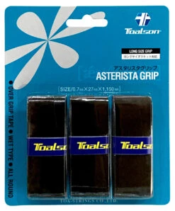Toalson Asterisk Overgrip 3 Pack -RacquetDepot toalson asterisk overgrip 3 pack black 42550 52928.1698771130