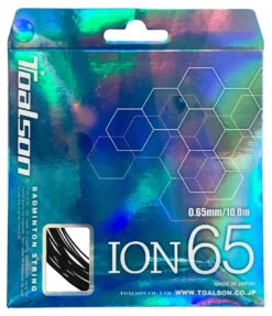 Toalson Ion 65 0.65mm Badminton Set -RacquetDepot toalson ion 65 0 65mm badminton set black 24250 30356.1698771458