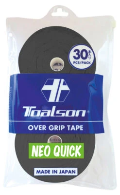 Toalson Neo Quick Overgrip 30 Pack -RacquetDepot toalson neo quick overgrip 30 pack black 33432 54180.1698772936