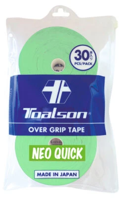 Toalson Neo Quick Overgrip 30 Pack -RacquetDepot toalson neo quick overgrip 30 pack green 21894 94300.1698772936