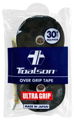 Toalson Ultra Overgrip 30 Pack -RacquetDepot toalson ultra overgrip 30 pack black 44623 66885.1698771467